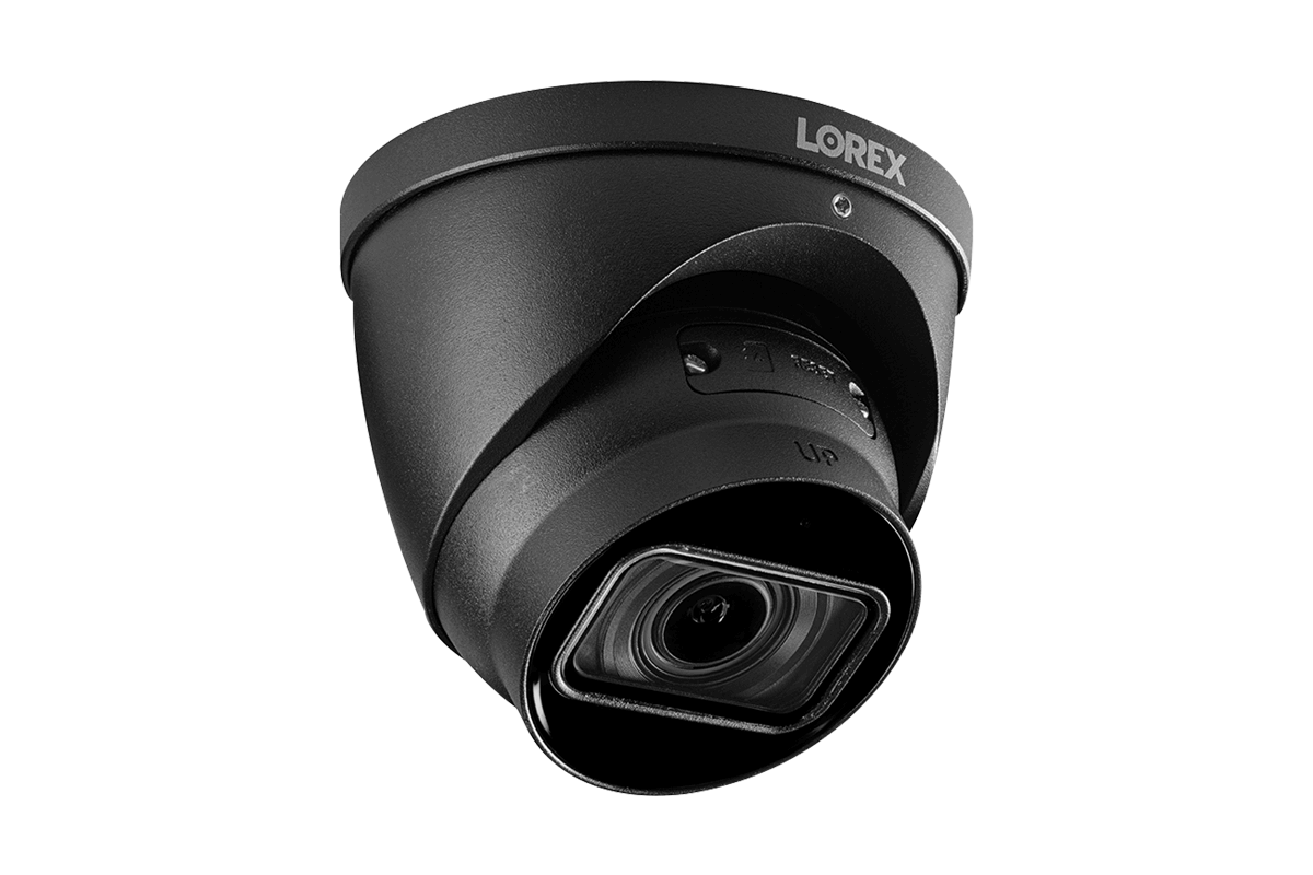 Lorex 4K (8MP) Motorized Varifocal Smart IP Dome Black Security Camera - Open Box