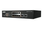 Lorex 8-Port Ethernet Gigabit Ethernet PoE+ Unmanaged Switch with 120W PoE Budget
