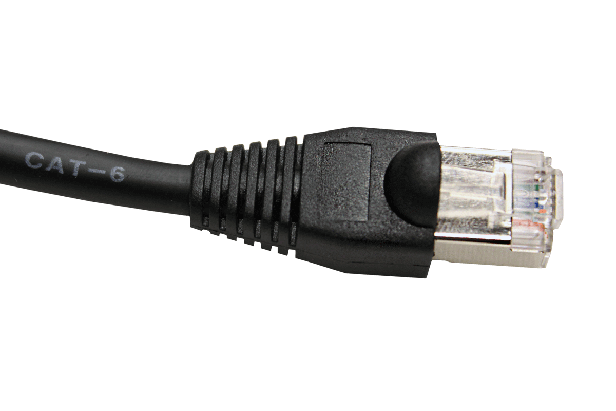 CAT6 Outdoor Extension Cable, Weather Shielded, cUL CMR Riser Rated, UV Treated, Direct Burial Underground