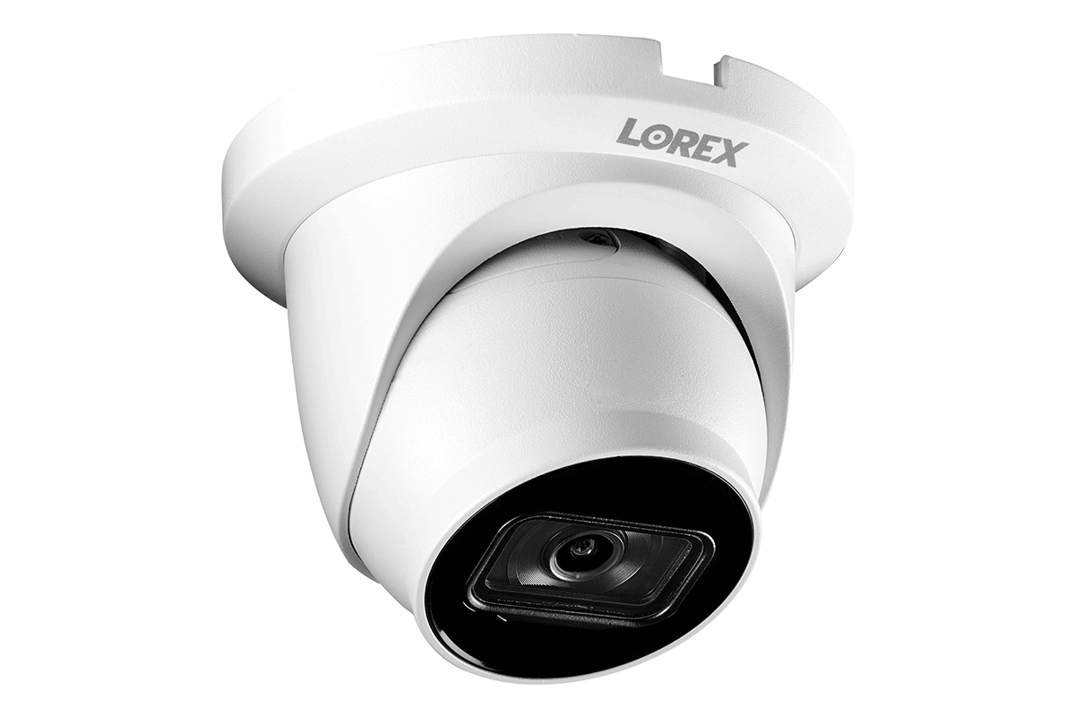 4K Smart IP White Dome Security Camera with Listen-in (Single)