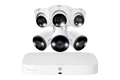 Lorex Fusion NVR with H13 (Halo Series) IP Dome and Bullet Cameras - 4K 16-Channel 2TB Wired System
