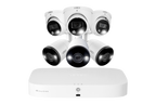 Lorex Fusion NVR with H13 (Halo Series) IP Dome and Bullet Cameras - 4K 16-Channel 2TB Wired System