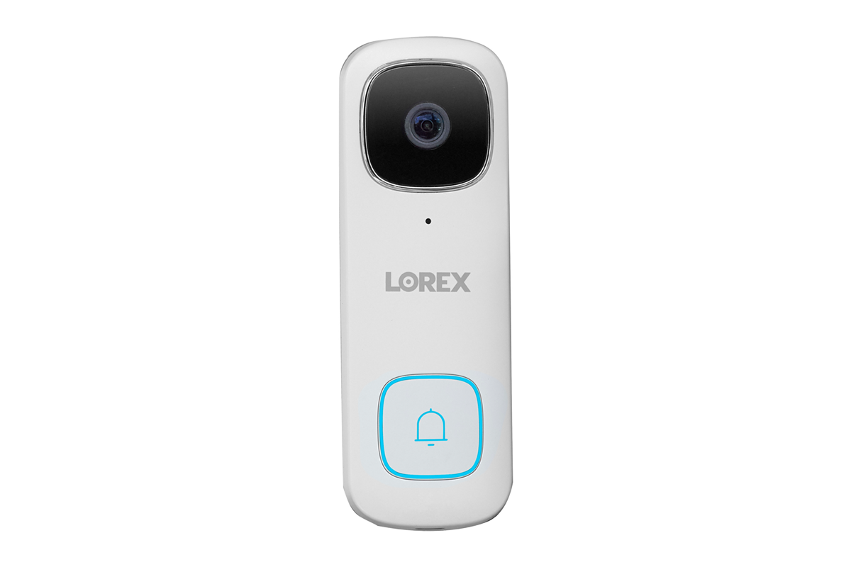 Lorex Fusion 4K 16-channel 2TB Wired NVR System with Eight Deterrence Bullet Wired Cameras plus One 2K Doorbell and One Sensor Kit with Three Sensors