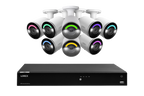 Lorex Fusion Series 4K 16 Camera Capable (Wired or Fusion Wi-Fi) 4TB Wired NVR System with H12 Wired 4K IP Bullet Cameras