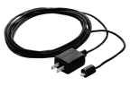 Black Power Adapter for Wire-Free Cameras with Weatherproof Cover - Open Box