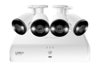 Lorex 4K Fusion Wired System with Four 4K Smart Deterrence Cameras