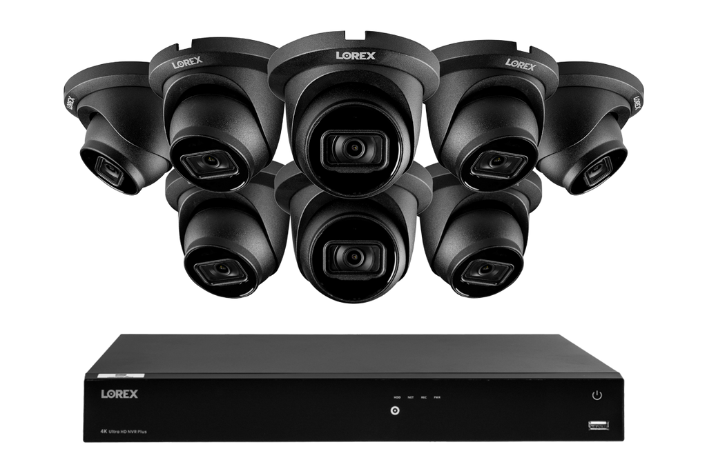 Lorex Fusion Series 4K 16 Camera Capable (Wired or Fusion Wi-Fi) 4TB Wired NVR System with A14 IP Dome Cameras