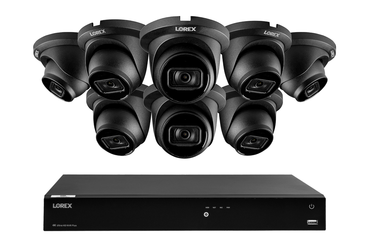 Lorex Fusion Series 4K 16 Camera Capable (Wired or Fusion Wi-Fi) 4TB Wired NVR System with A14 IP Dome Cameras