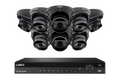 Lorex 4K (16 Camera Capable) 6TB Wired NVR System with Nocturnal 3 Smart IP Turret Cameras with Listen-in Audio and Motorized Varifocal Lenses