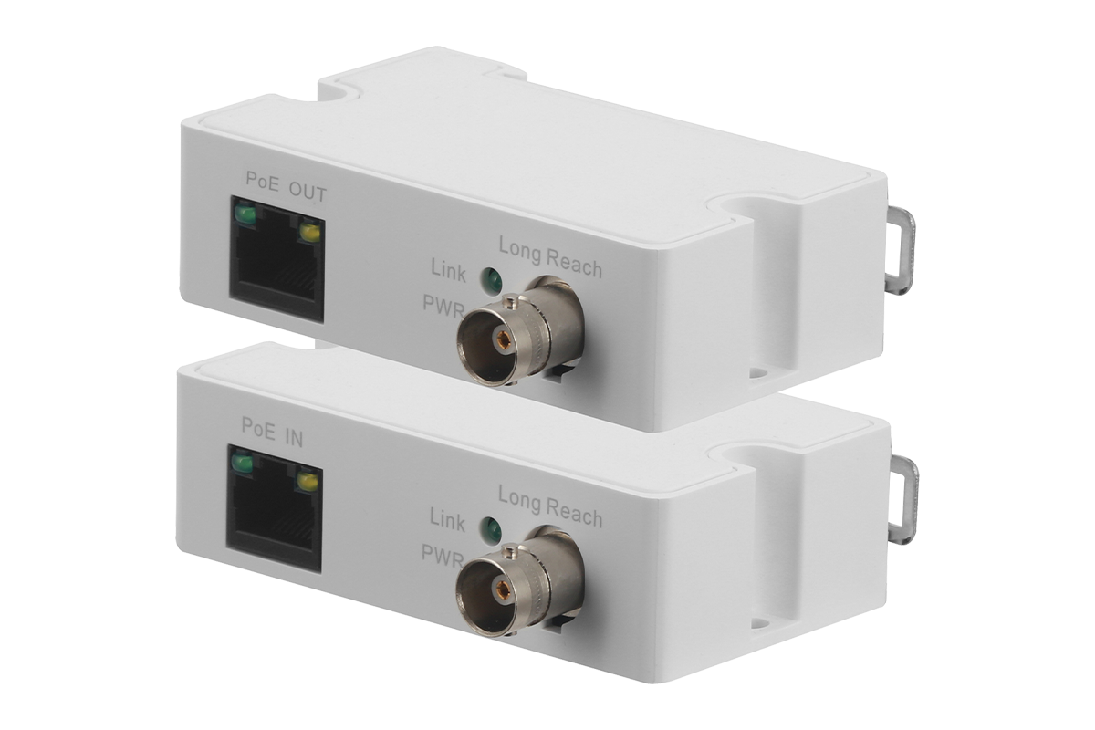 Coaxial to Ethernet Converter for PoE Cameras