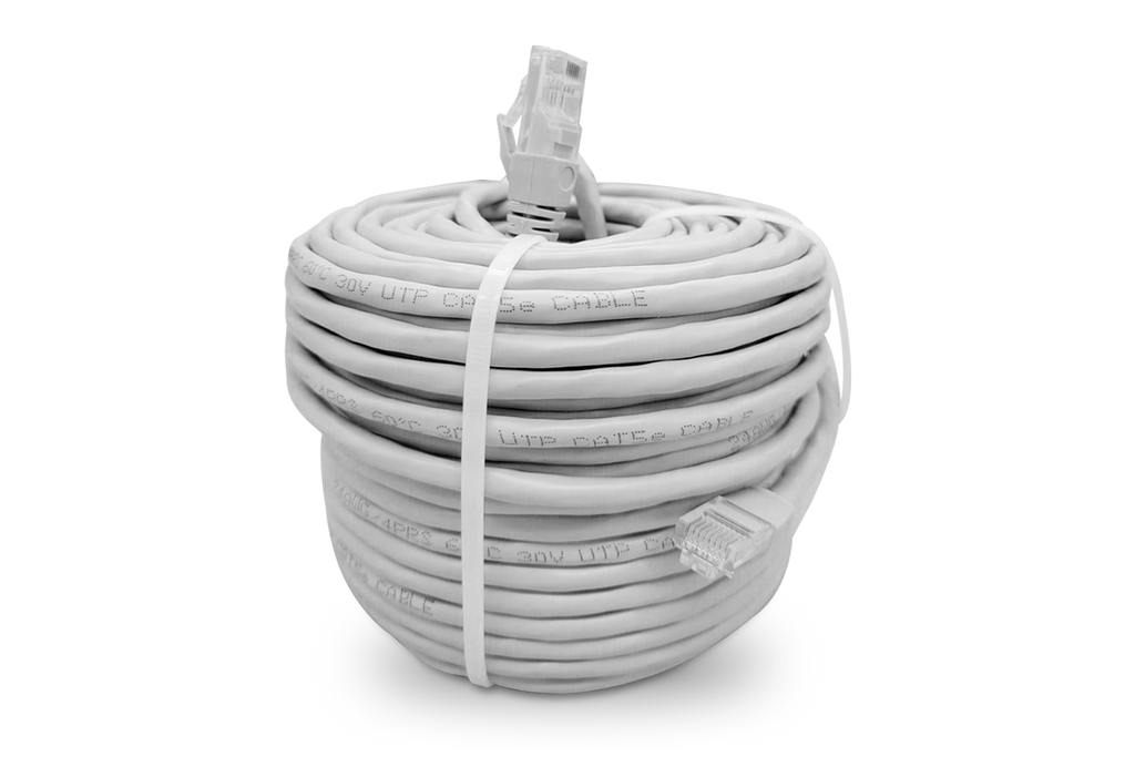 Cat5e Network Ethernet Cable for IP Security Cameras (UL-Rated, 8-pack)