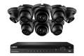 Lorex 4K (16 Camera Capable) 4TB Wired NVR System with Nocturnal 3 Smart IP Dome Cameras with Listen-In Audio and 30FPS