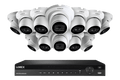 Lorex 4K (16 Camera Capable) 4TB Wired NVR System with Nocturnal 3 Smart IP Dome Cameras with Listen-In Audio and 30FPS - White 12