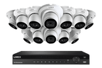 Lorex 4K (16 Camera Capable) 4TB Wired NVR System with Nocturnal 3 Smart IP Dome Cameras with Listen-In Audio and 30FPS - White 12