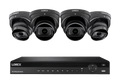 Lorex 4K (16 Camera Capable) 6TB Wired NVR System with Nocturnal 3 Smart IP Turret Cameras with Listen-in Audio and Motorized Varifocal Lenses