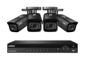 Lorex 4K (16 Camera Capable) 6TB Wired NVR System with Nocturnal 3 Smart IP Bullet Cameras with Motorized Varifocal Lens