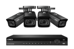 Lorex 4K (16 Camera Capable) 6TB Wired NVR System with Nocturnal 3 Smart IP Bullet Cameras with Motorized Varifocal Lens