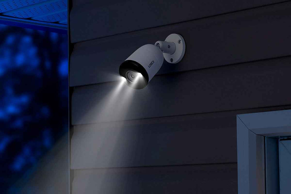 Lorex H13 4K IP Wired Bullet Security Camera with Smart Deterrence and Smart Motion Detection