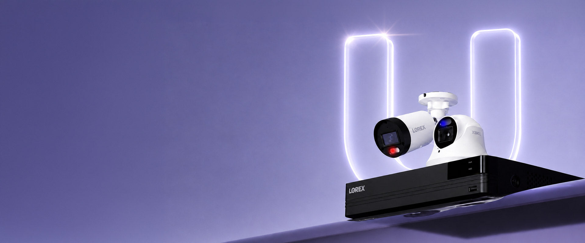 Lorex U Series wired security system featuring bullet and dome cameras with an NVR, designed for smart, reliable home security at the right price. 