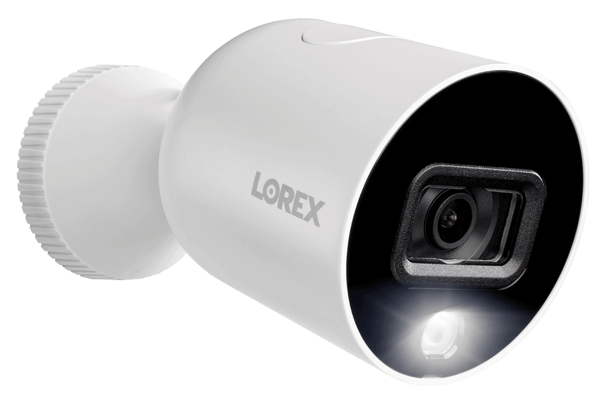 Loresx Smart Indoor/Outdoor 1080p Wi-Fi Camera With Smart Deterrence and Color Night Vision - Open Box