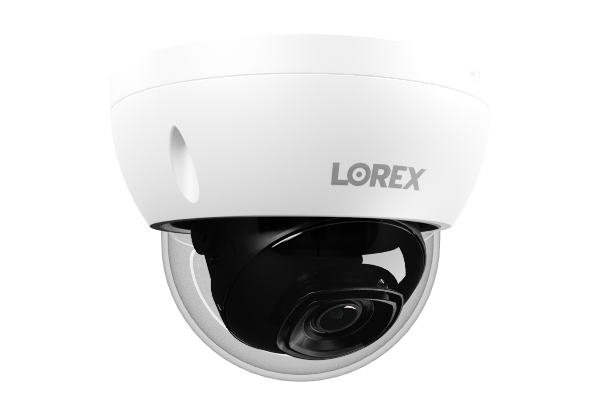Lorex A4 4MP IP Wired Bullet Security Camera with IK10 Vandal Proof Rating, Listen-In Audio and Smart Motion Detection