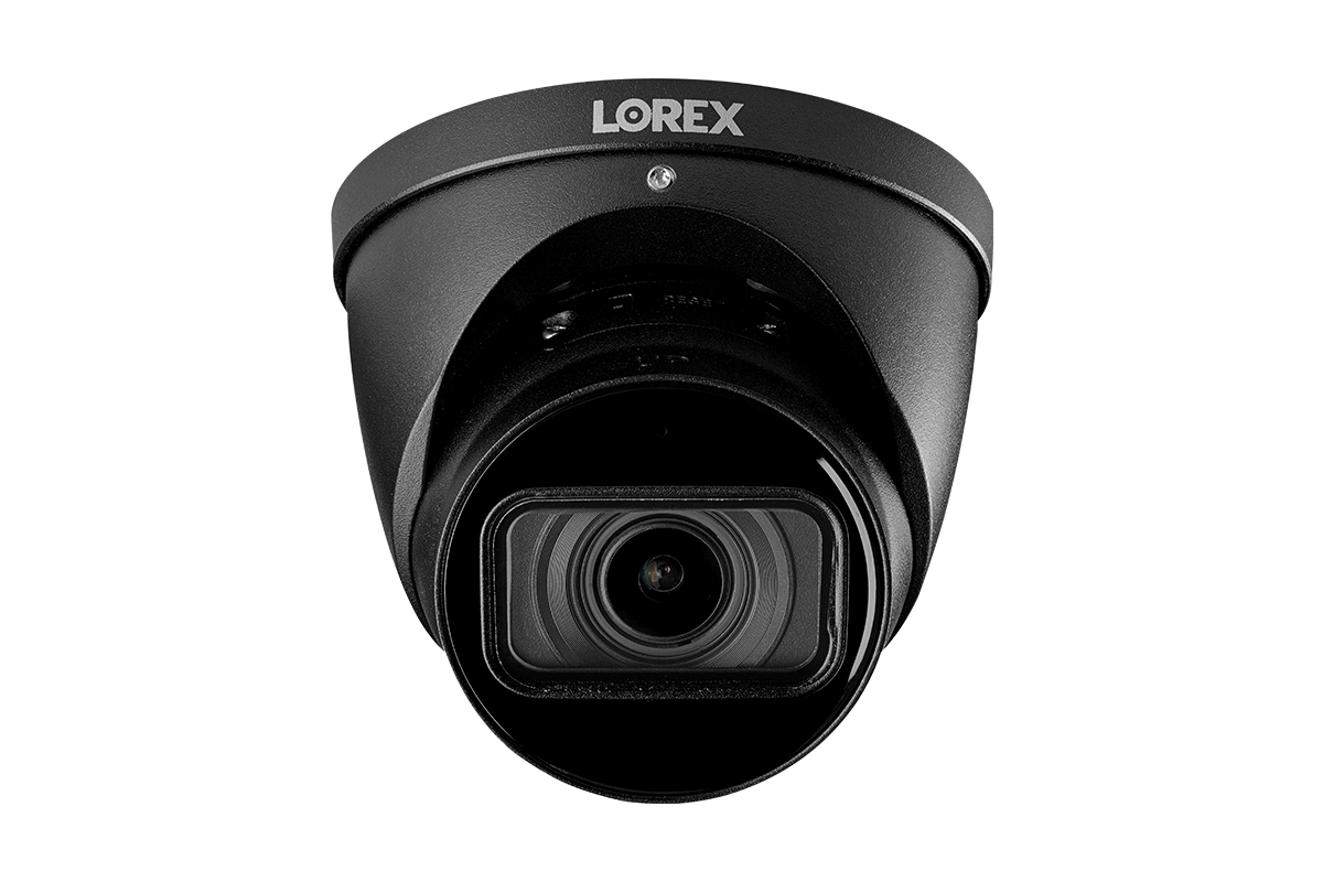 Nocturnal Series Lorex N3 4K IP Wired Dome Security Camera with Listen-In Audio, Motorized Varifocal Lens and Real-Time 30FPS Recording