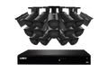 Lorex Fusion Series 4K 16 Camera Capable (Wired or Fusion Wi-Fi) 4TB Wired NVR System with A14 IP Bullet Cameras