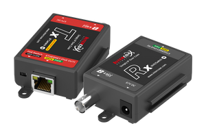 Single Port IP & PoE over Coax Set (400m/1300ft end-to-end converters)