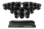 Lorex 4K (32 Camera Capable) 8TB Wired NVR System with Nocturnal 3 Smart IP Dome Cameras Featuring Listen-In Audio and 30FPS Recording
