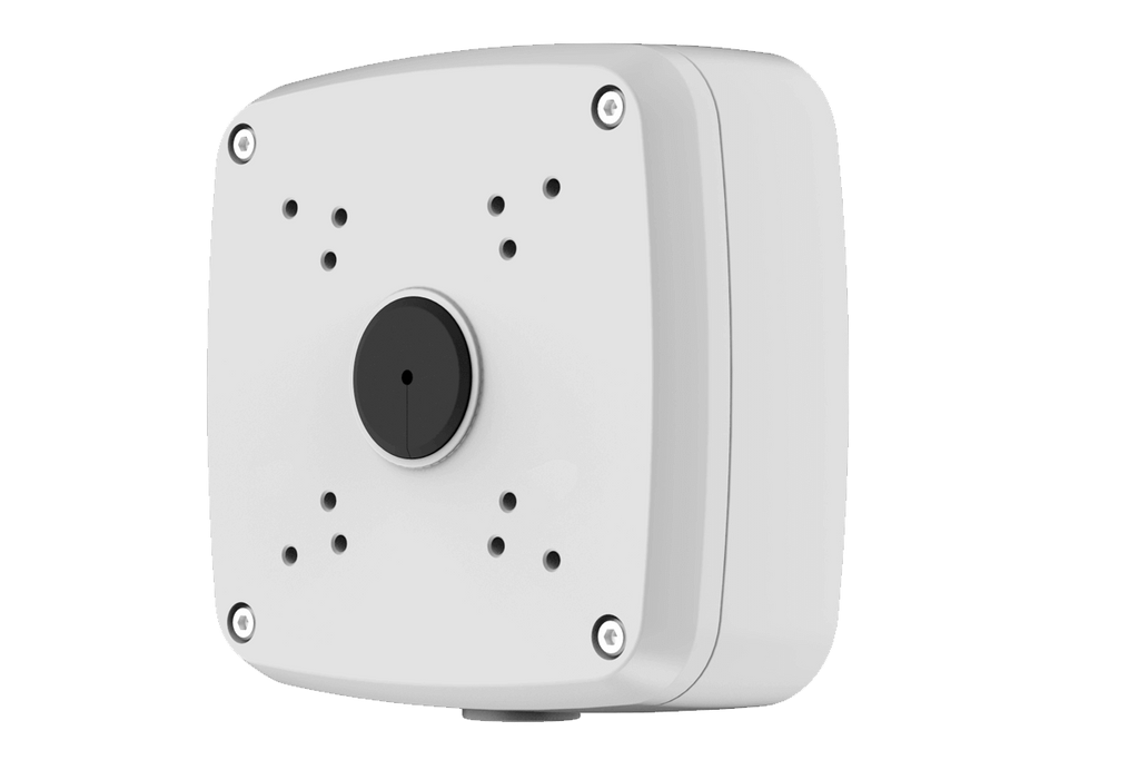 Outdoor Square Junction Box for 4 Screw Base Cameras (Metal) - Open Box