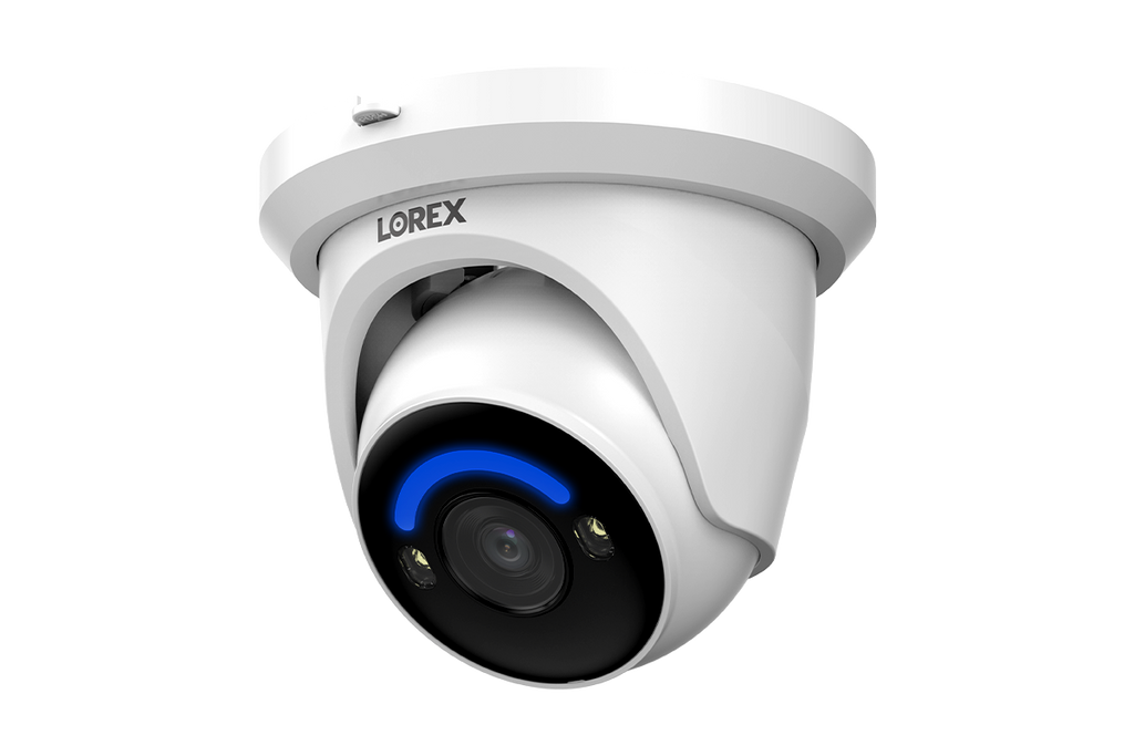 Lorex H12 4K IP Wired Dome Security Camera with Smart Security Lighting and Smart Motion Detection