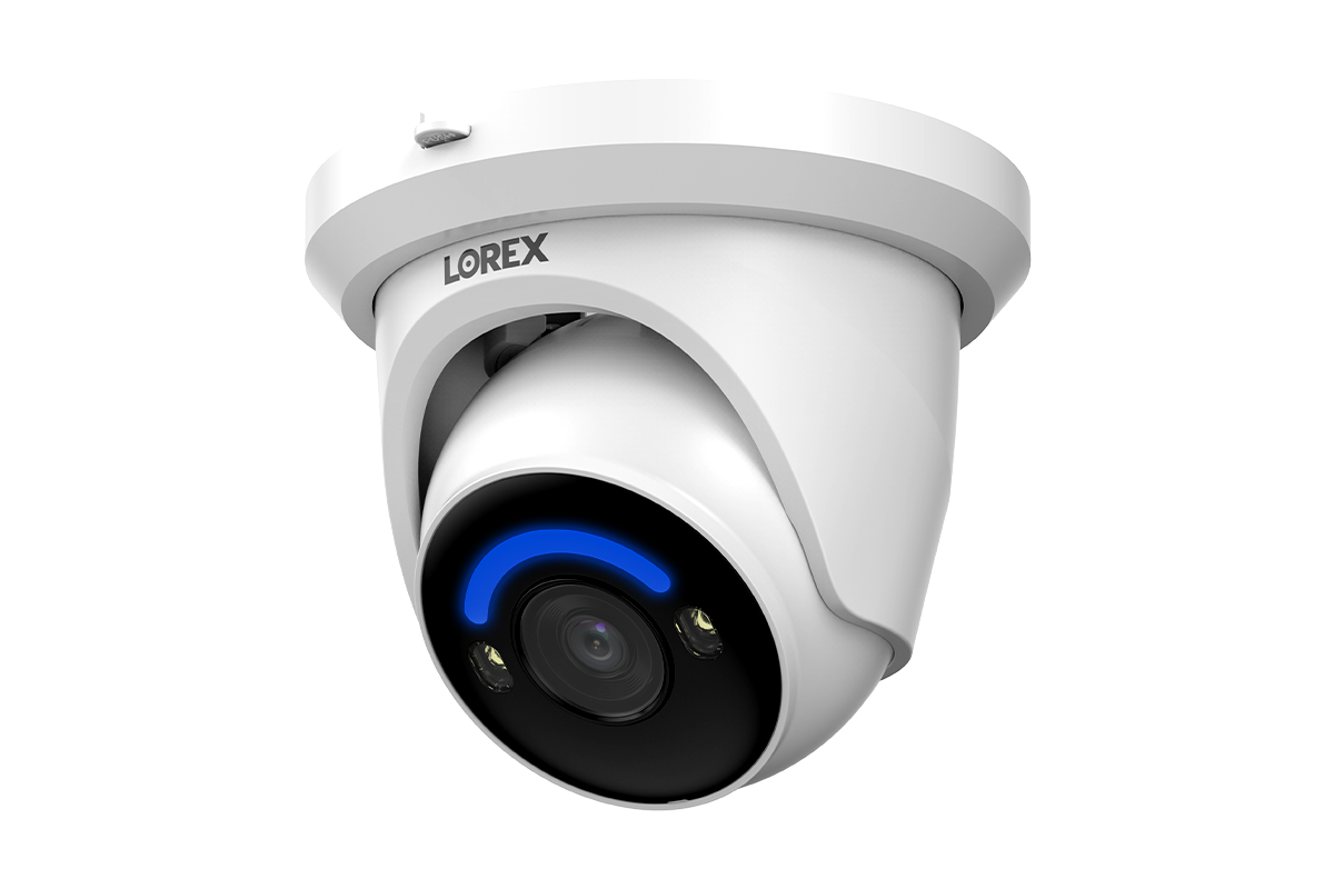 Lorex H12 4K IP Wired Dome Security Camera with Smart Security Lighting and Smart Motion Detection