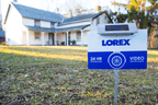 Outdoor Security Yard Sign with Built-in Bright Solar Powered LED Light