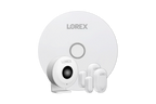 Lorex Fusion 4K 16-channel 2TB Wired NVR System with Eight Deterrence Bullet Wired Cameras plus One 2K Doorbell and One Sensor Kit with Three Sensors