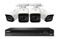 Lorex Elite Series NVR with N4 (Nocturnal Series) IP Bullet Cameras - 4K 16-Channel 4TB Wired System