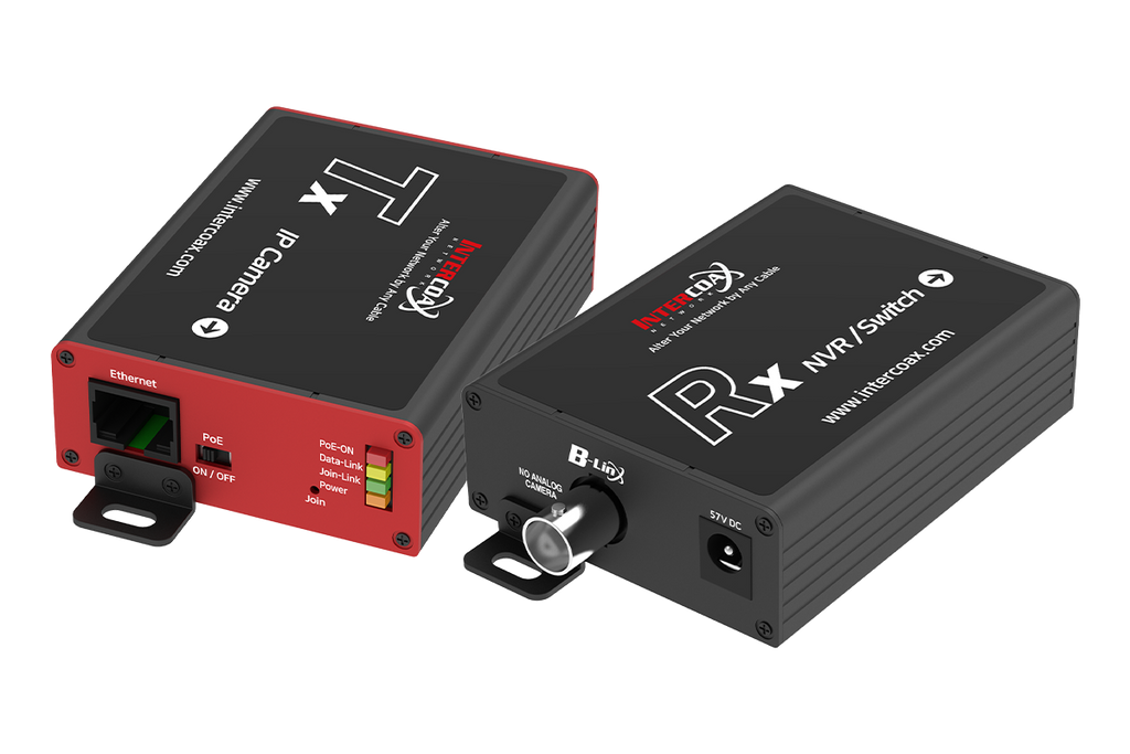 Premium Single Port Ethernet over Coax Transmitter / Receiver