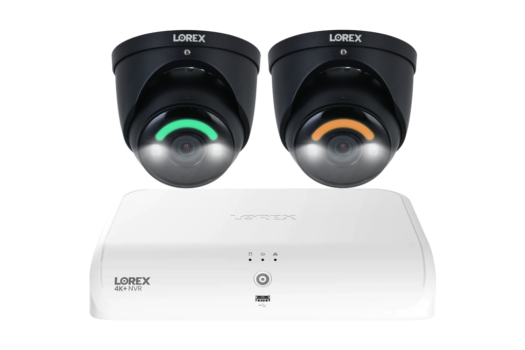 Lorex Fusion Series 4K+ 16 Channel (8 Wired + 8 Fusion Wi-Fi) 2TB Wired System with H16 Wired 4K IP Turret Cameras