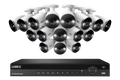 Lorex 4K (16 Camera Capable) 4TB Wired NVR System with 16 Wired Cameras with Smart Deterrence and Smart Motion Detection