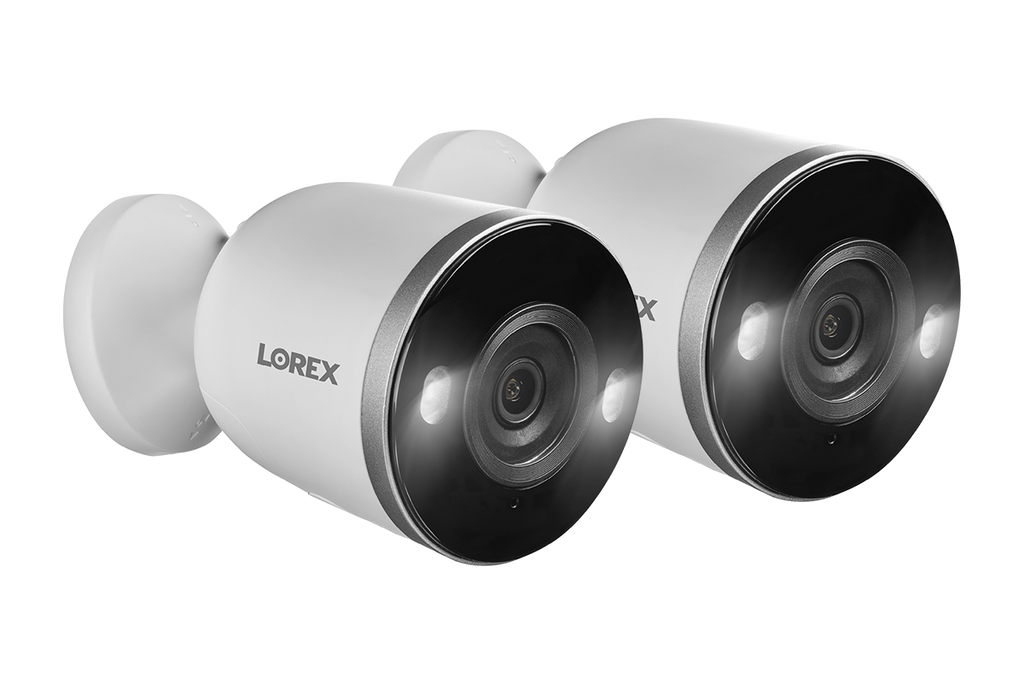 Smart Indoor/Outdoor 2K Wi-Fi Camera 2-pack with Smart Deterrence and Color Night Vision