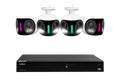 Lorex Fusion NVR with H20 (Halo Series) IP Dual Lens Cameras - 4K 16-Channel 4TB Wired System