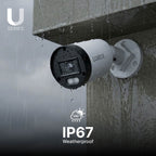Lorex Connect U3 2K+ PoE Bullet Camera with Red & Blue Deterrence Lights
