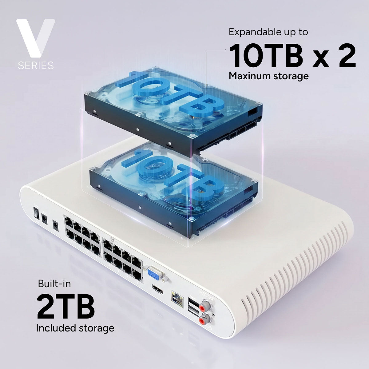 Lorex Connect VF 4K 16 Channel NVR - 2TB