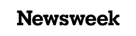 Newsweek logo in black text on a transparent background