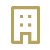 Gold building icon on a transparent background