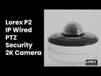 Lorex 2K (4MP) IP Wired PTZ Security Camera with AI Detection and 4x Optical Zoom