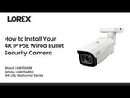 Nocturnal Series N4 Lite 4K IP Wired Bullet Security Camera with Motorized Varifocal Lens, Real-Time 30FPS Recording and IK10 Vandal Proof