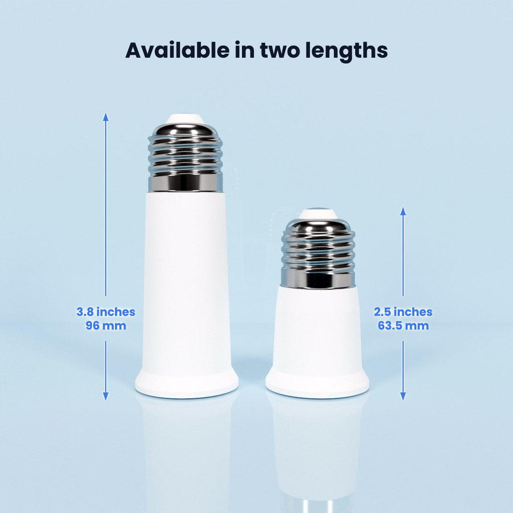 Medium Base Lightbulb Socket Extender (compatible with SL300 Smart Lightbulb Camera)