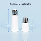 Medium Base Lightbulb Socket Extender (compatible with SL300 Smart Lightbulb Camera)