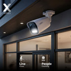 Lorex Connect X Series 4K 16-Channel Wired NVR System with X3 Bullet Security Cameras - 4TB