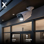 Lorex Connect X Series 4K 32-Channel Wired NVR System with X3 Bullet Security Cameras - 8TB